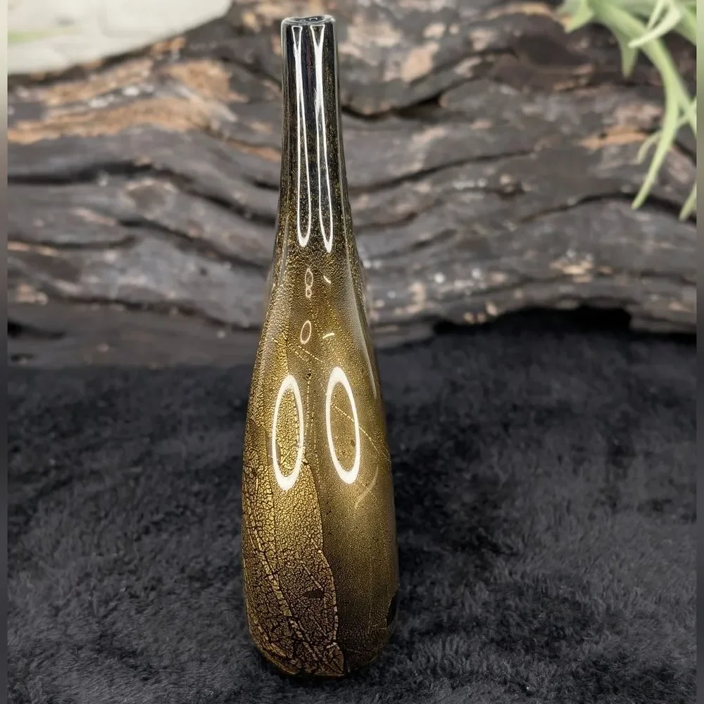 Vintage 1980s Isle of Wight Lollipop Vase by Michael Harris